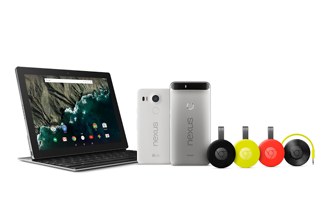 Google revela novos Nexus e o seu primeiro tablet, o Pixel C
