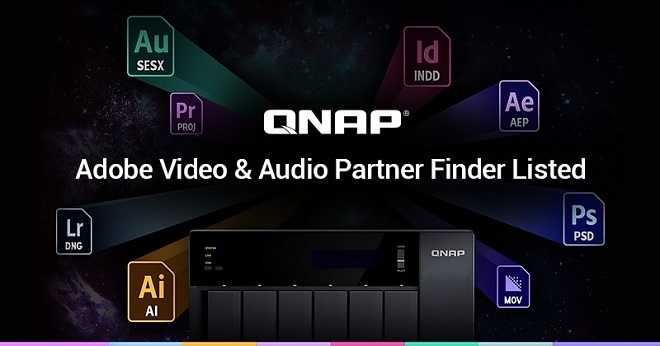 QNAP anuncia listagem no Adobe Video & Audio Partner Finder