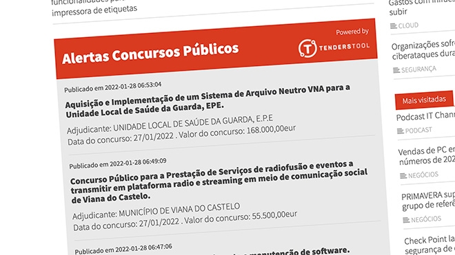 IT Channel e TendersTool fazem Parceria para divulgação de concursos públicos de TIC