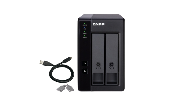 QNAP revela novo chassis de expansão RAID de duas baías para NAS e PC