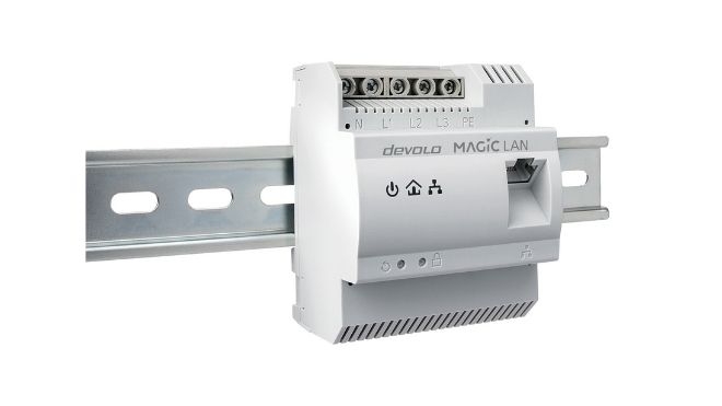 Devolo DINrail: powerline no quadro elétrico