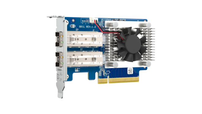 QNAP lança nova placa de expansão de rede 10GbE