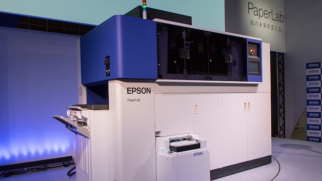 Epson lança sistema de reciclagem e produção de papel no escritório