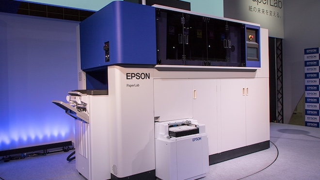 Epson apresenta sistema de reciclagem de papel