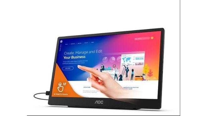 AOC apresenta novo monitor portátil