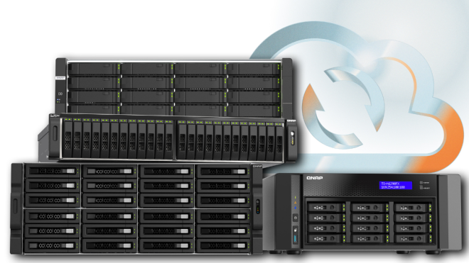 myQNAPcloud One conjuga cloud partilhada com armazenamento de objetos escalável