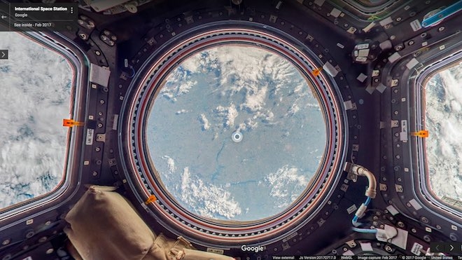 Já pode explorar a Estação Espacial Internacional (EEI) pelo Google Street View