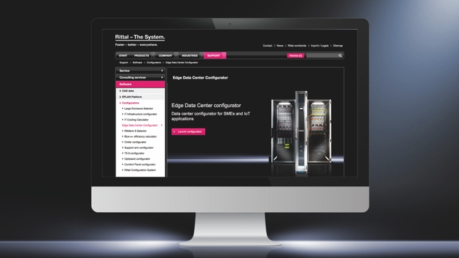 Novo Configurador Edge Data Center da Rittal