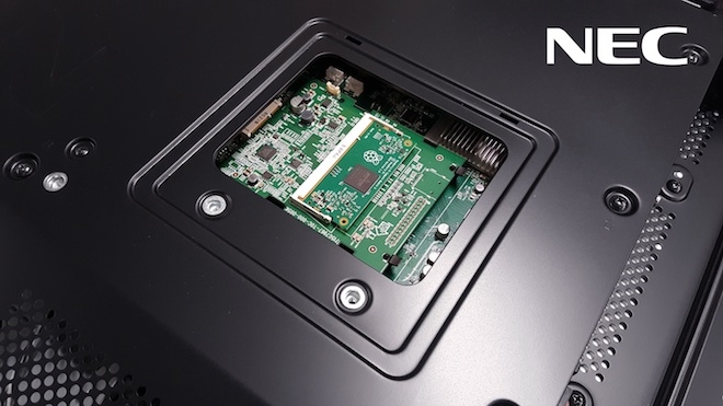 Ecrãs NEC permitem ligação com Raspberry Pi