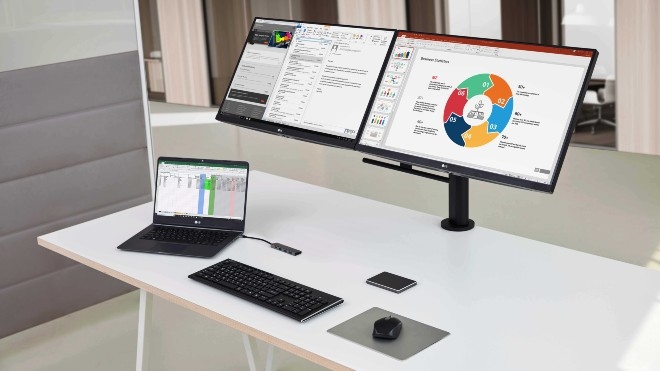 LG lança segunda geração de monitores Ergo