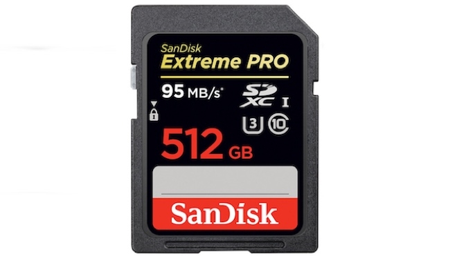Novos cartões SD da SanDisk oferecem capacidade para meio terabyte