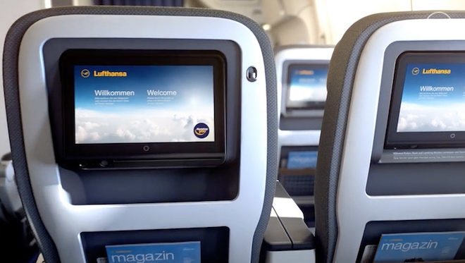 LG e Lufthansa em parceria para desenvolvimento de displays para a aviação