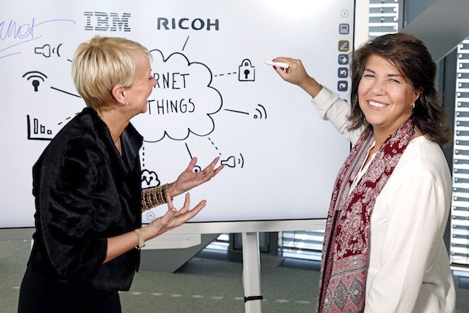 Ricoh e IBM desenvolvem quadro interativo "inteligente"