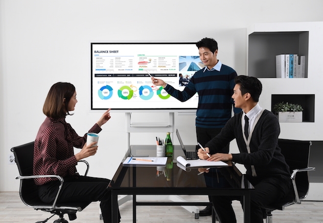 CES 2018: Samsung digitaliza as salas de reuniões com novo ecrã interativo