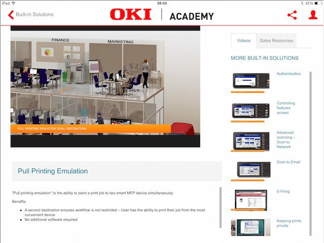 OKI Academy atualiza solução para tablets
