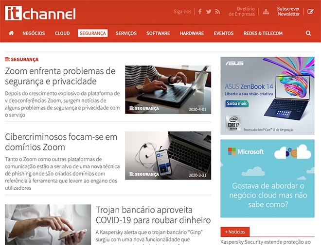 IT Channel dobra a audiência em Março.