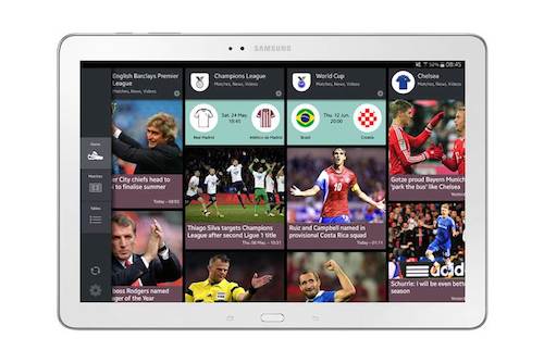 Samsung lança aplicação para amantes de futebol