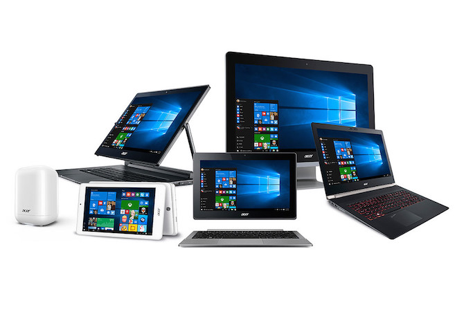 Acer anuncia linha de PCs com Windows 10 